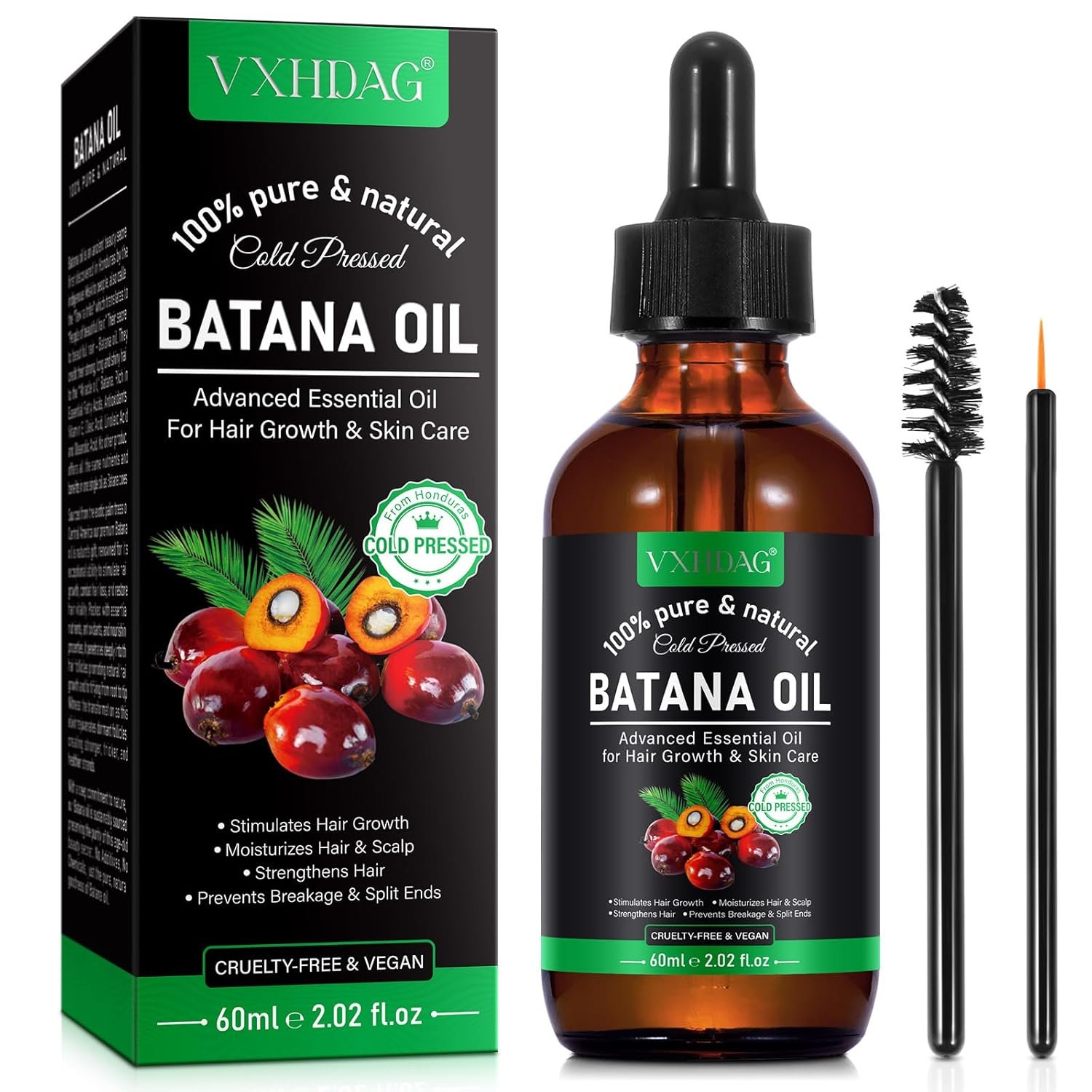 Aceite de Batana 100% Puro Orgánico – Crecimiento y Reparación Capilar Intensiva (60ml) - Imagen 3