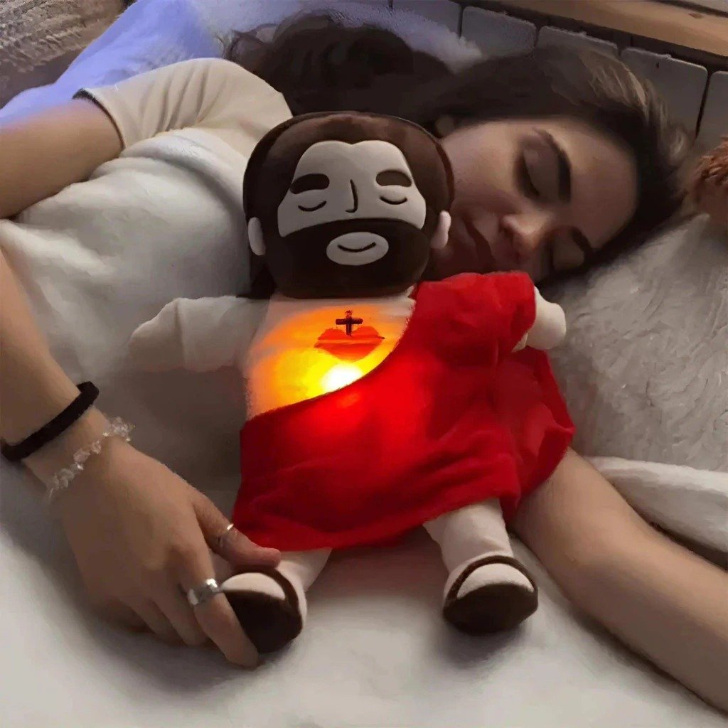 Peluche Jesús Respiratorio – Mi Dulce Compañía con Luz, Música y Respiración Terapéutica - Imagen 3