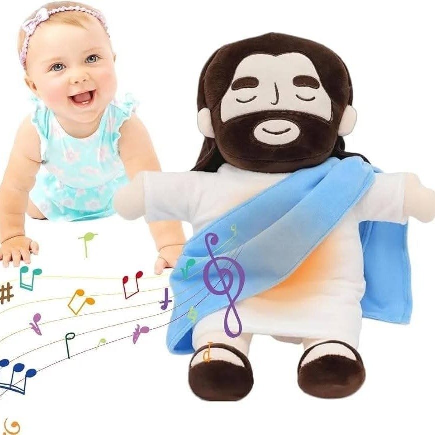 Peluche Jesús Respiratorio – Mi Dulce Compañía con Luz, Música y Respiración Terapéutica - Imagen 2